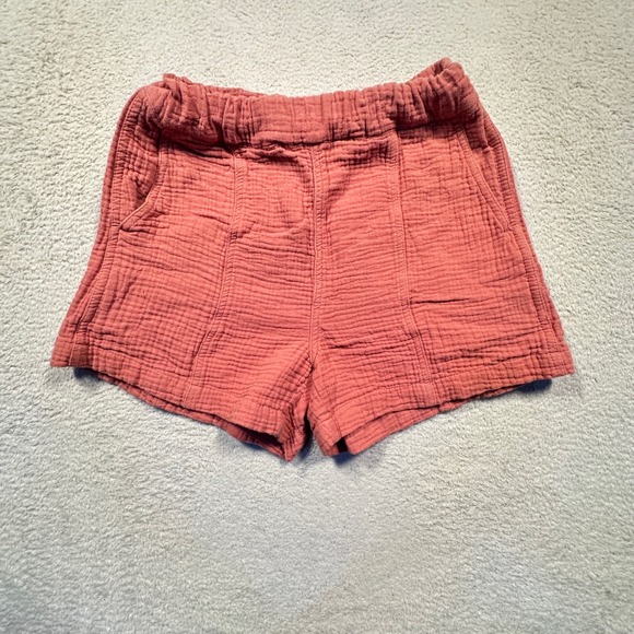 Madewell Pants - Madewell Double Gauze Pull-On Shorts Womens XXS Pink Summer Casual